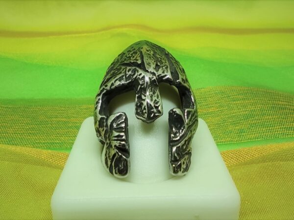 Bague gothique viking en acier inoxydable chirurgical 316L, casque viking, style rock, biker, gothique, viking