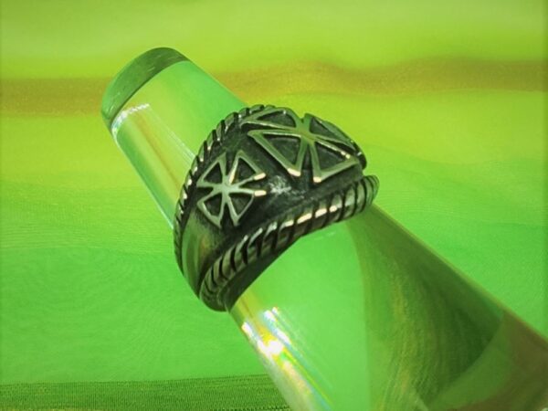 Bague alliance gothique en acier inoxydable chirurgical 316L, motifs 3 croix teutoniques, style rock, biker, gothique