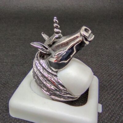 Bague gothique Licorne