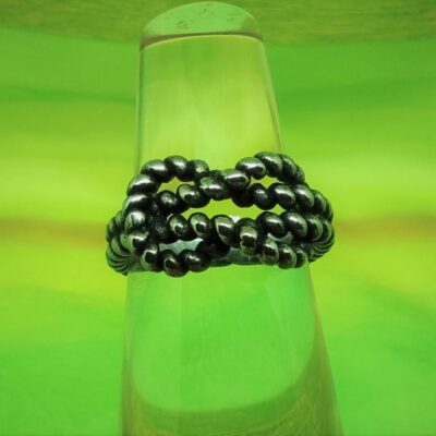 Bague alliance gothique nœud marin infini