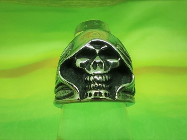 Bague viking gothique en acier inoxydable chirurgical 316L, serviteur de Valhalla, style rock, biker, gothique, viking