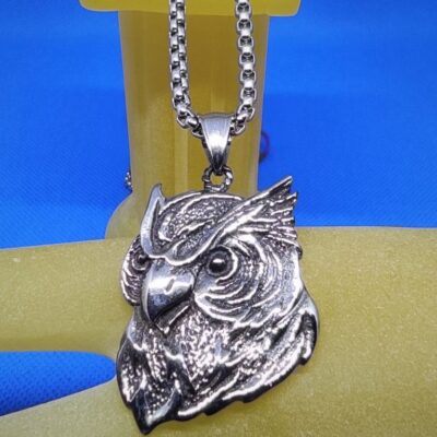 Pendentif tête de hibou