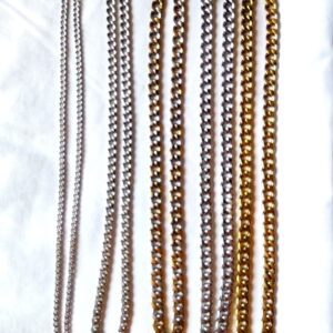 Bracelet classique en acier chirurgical, maille gourmette