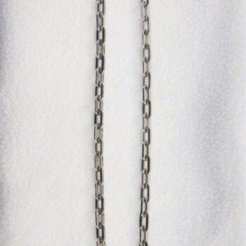 Collier en acier inoxydable chirurgical 316L, maille forçat