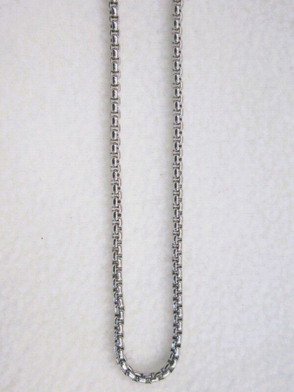 Collier classique en acier inoxydable chirurgical 316L, maille Jaseron