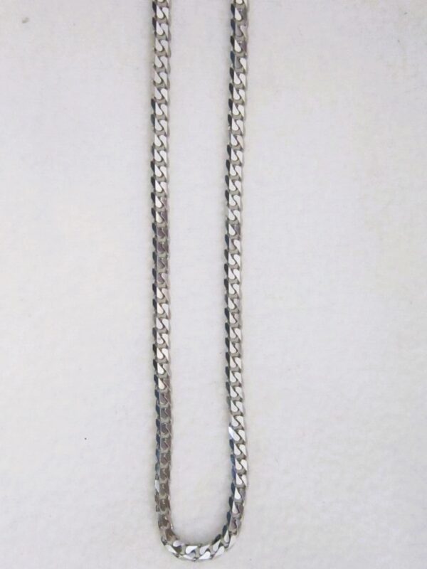 Collier classique en acier inoxydable chirurgical 316L,maille gourmette