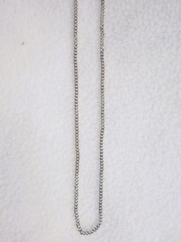 Collier classique en acier inoxydable chirurgical 316L, maille gourmette
