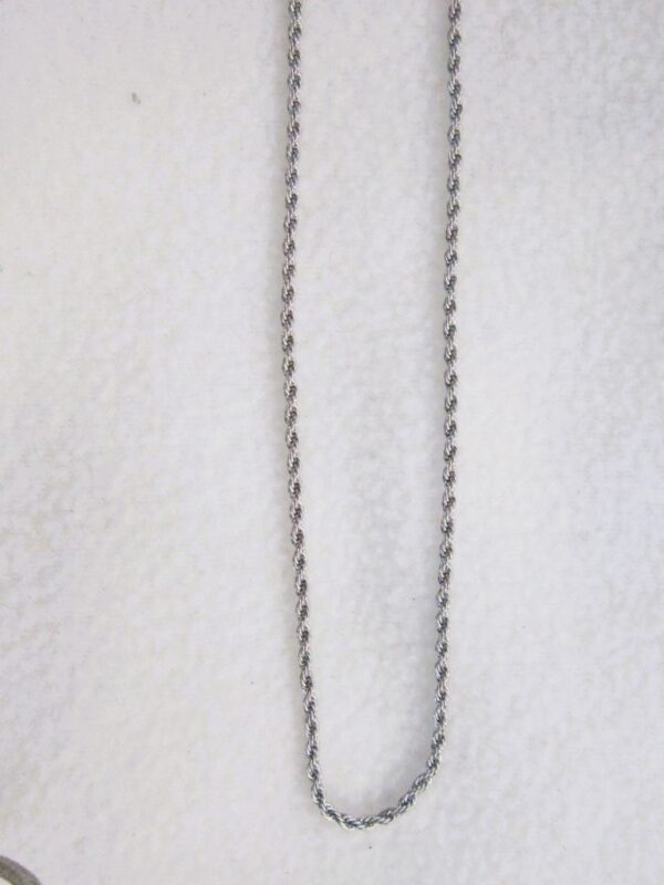 Collier en acier inoxydable chirurgical 316L, maille torsadée
