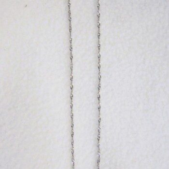Collier en acier inoxydable chirurgical 316L, maille torsadée, ajustable