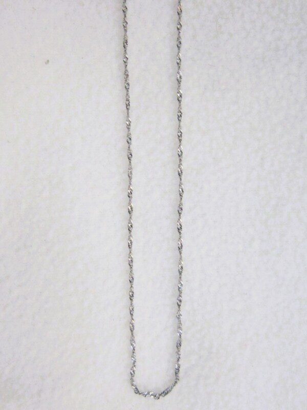 Collier en acier inoxydable chirurgical 316L, maille torsadée, ajustable
