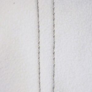 Collier en acier inoxydable chirurgical 316L, maille torsadée, ajustable