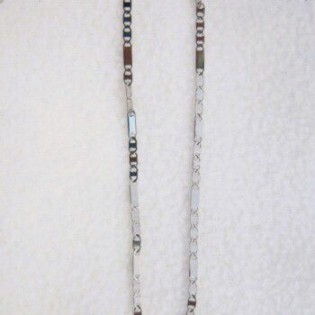 Collier D3 classique en acier inoxydable chirurgical 316L,maille grains, ajustable