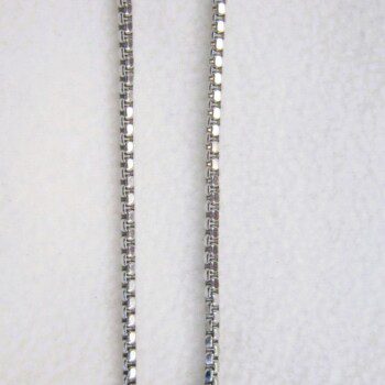 Collier classique en acier inoxydable chirurgical 616L, maille jaseron carrée, ajustable